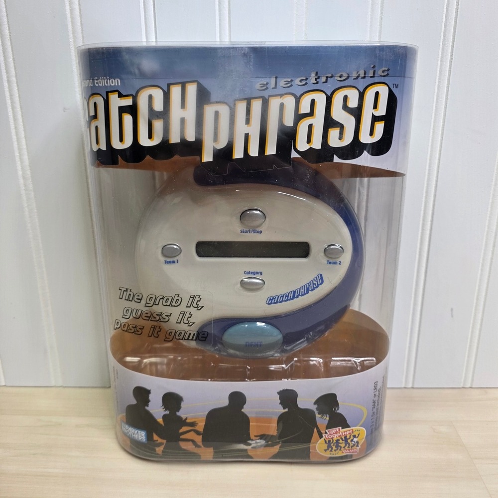 Parker Brothers Electronic Catch Phrase Second Edition Handheld Game 2004 New
